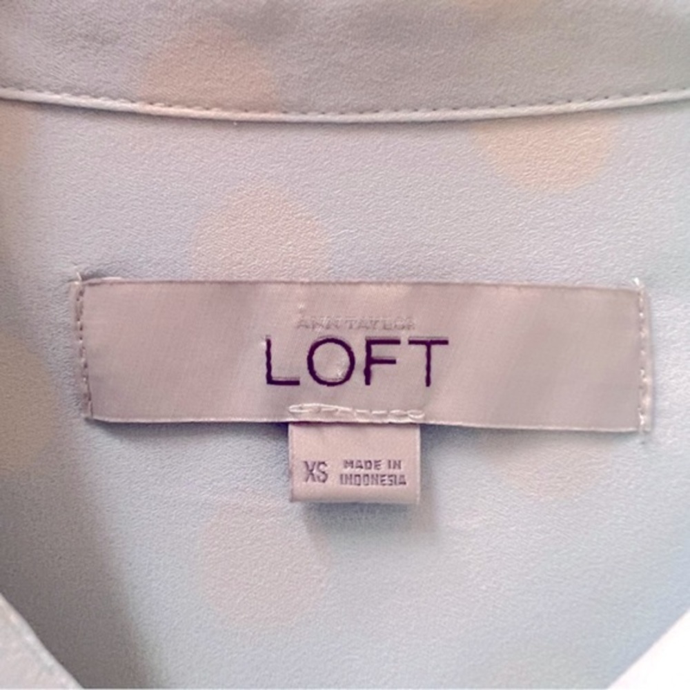 Loft Polka‎ Dot Blouse - Picture 8 of 8
